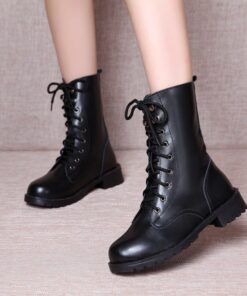 Motorcycle Ankle Boots