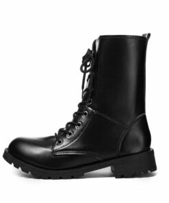 Motorcycle Ankle Boots Full Side