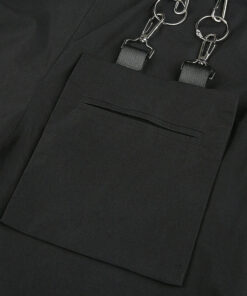 Cargo Pants with Chains Pocket Details 2