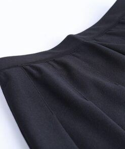 Cross Pleated Skirt Details 2