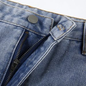 High Waist Jeans with Pockets Details 2