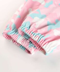 Pastel Camouflage Sweatpants Details 4