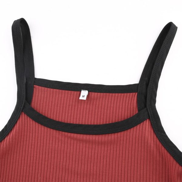 Red Tank Top Details