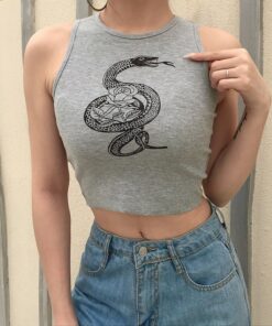 Snake Print Tank Top 2