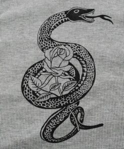 Snake Print Tank Top Details 2