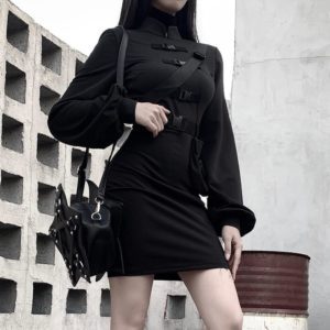 Cheongsam Style Mini Dress 7