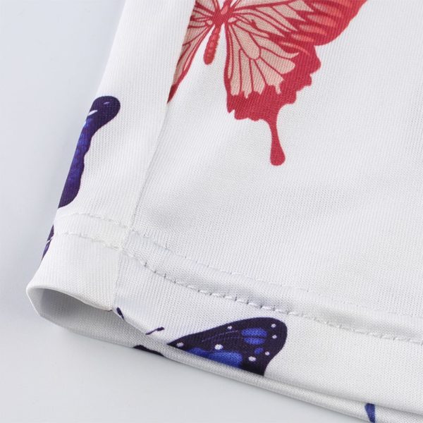 Butterflies Strapless Mini Dress Details 2
