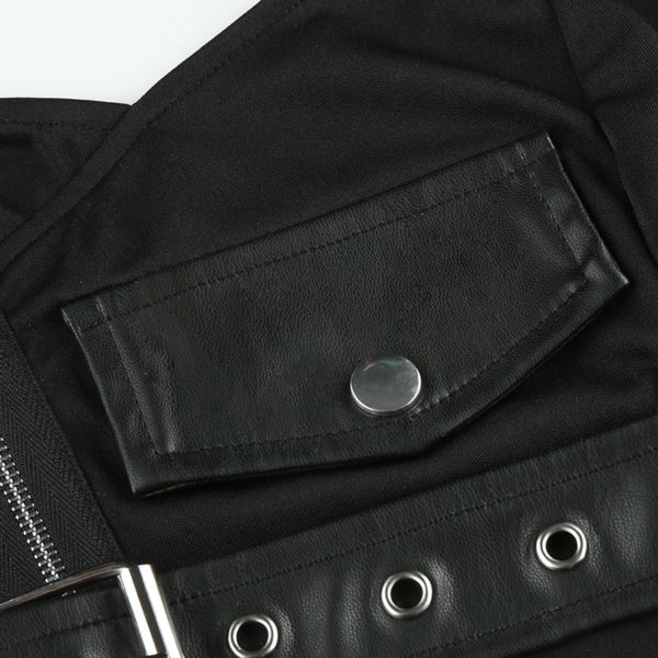 Camisole with Belt & Pocket Details 2