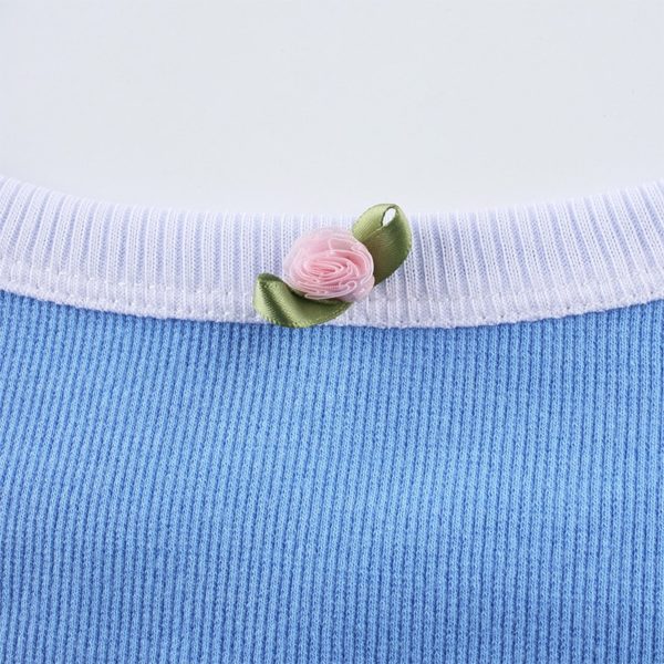 Camisole with Ribbon Flower Details 2