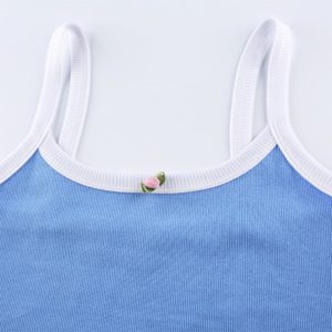 Camisole with Ribbon Flower Details