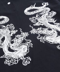Dragons Print Long Shirt Details