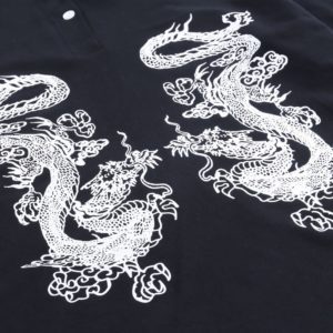 Dragons Print Long Shirt Details