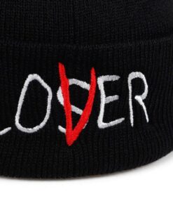 Lover Loser Beanie Hat Black 2