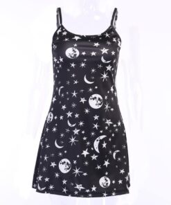 Moon & Stars Mini Dress Full
