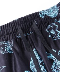 Cyan Dragons Black Trousers Details 2