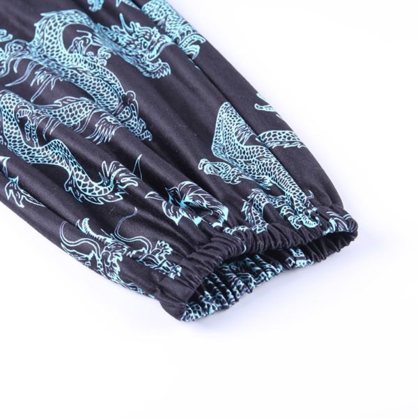 Cyan Dragons Black Trousers Details 4
