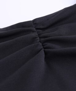 Off Shoulder Puff Sleeve Mini Dress Details 2