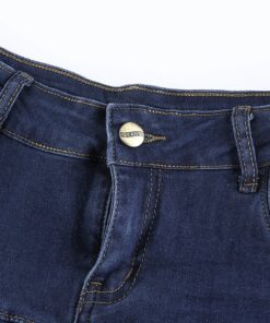 Ruffle Denim Mini Skirt Details