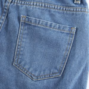High Waist Distressed Jeans Details 4