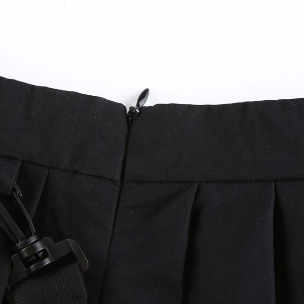 High Waist Dragon Mini Skirt Details 4