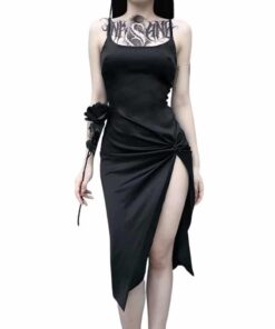 Gothic High Waist Dress