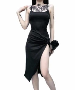 Gothic High Waist Dress 2 1