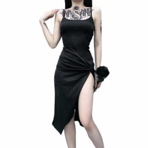 Gothic High Waist Dress 2 1