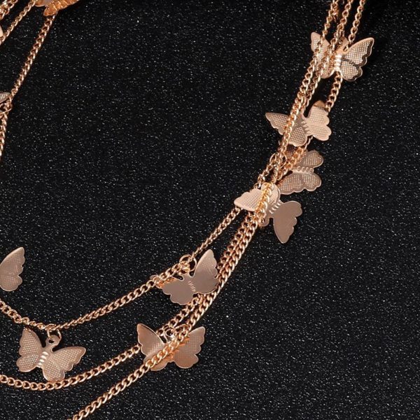 Butterfly Belt Waist Chain Gold Details