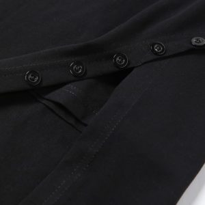 High Waist Denim Pleated Mini Skirt Details 4