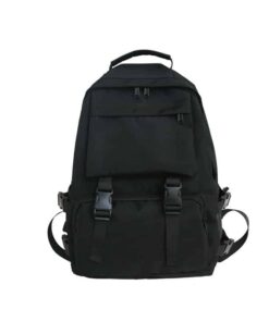 Black Backpack Full