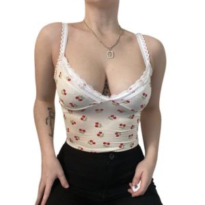 Cherries Lace Camisole 2