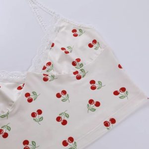 Cherries Lace Camisole Details