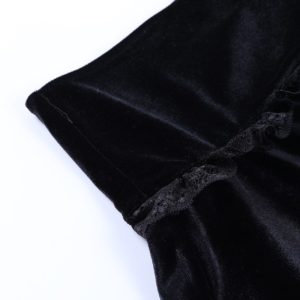 High Waist Lace Ruffles Mini Skirt Details 3