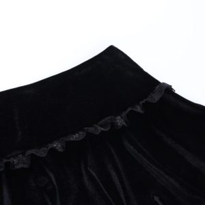High Waist Lace Ruffles Mini Skirt Details
