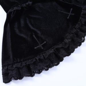 High Waist Lace Ruffles Mini Skirt Details 5