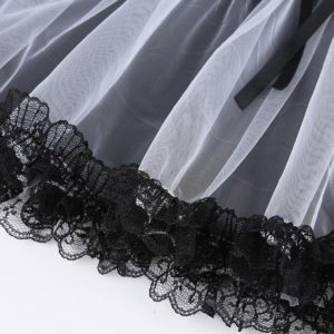 High Waist Lace-up Mini Skirt Details 3
