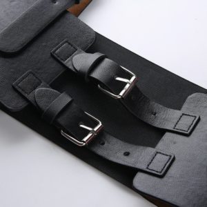 Vegan Leather Corset Belt Details 2