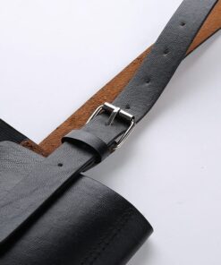 Vegan Leather Corset Belt Details
