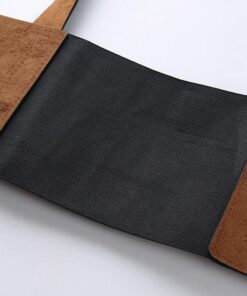 Vegan Leather Corset Belt Details 4