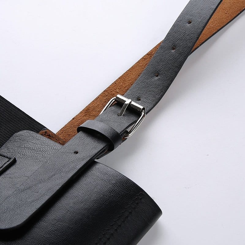 Vegan Leather Corset Belt