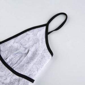 White Slip Lace Mini Dress Details 2