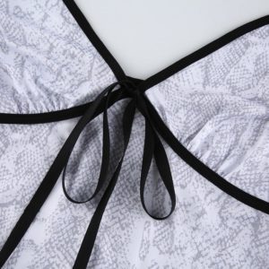 White Slip Lace Mini Dress Details 3