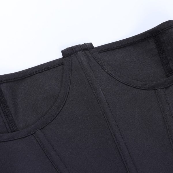 Black Underbust Corset Belt Details 2