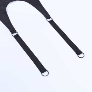 Black Underbust Corset Belt Details 4