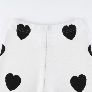 Knitted Heart Pants Details 4