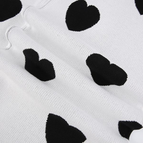 Knitted Heart Pants Details 6