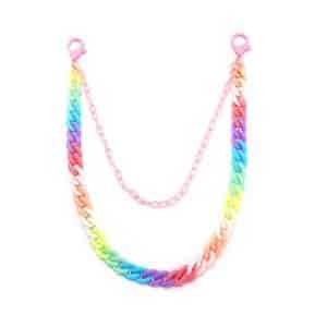 Candy Rainbow Waist Key Chain Full