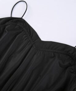 Mini Dress Ruffle with Belt Details 2