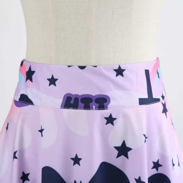 Pastel Cross Bats Skirt Details 3