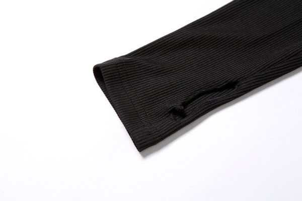 Long-Sleeve Mini Bodycon Dress Details 3